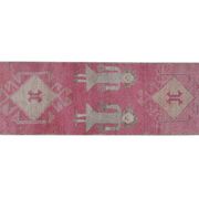 Vintage Turkish rug from Oushak, hand-woven 96x318 cm