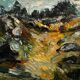 Tableau paysage Barbizon 1964