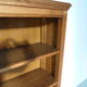 Vintage oak open bookcase