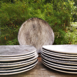 Service model Twilight by the manufacture of Niderviller 12 flat plates and two dishes