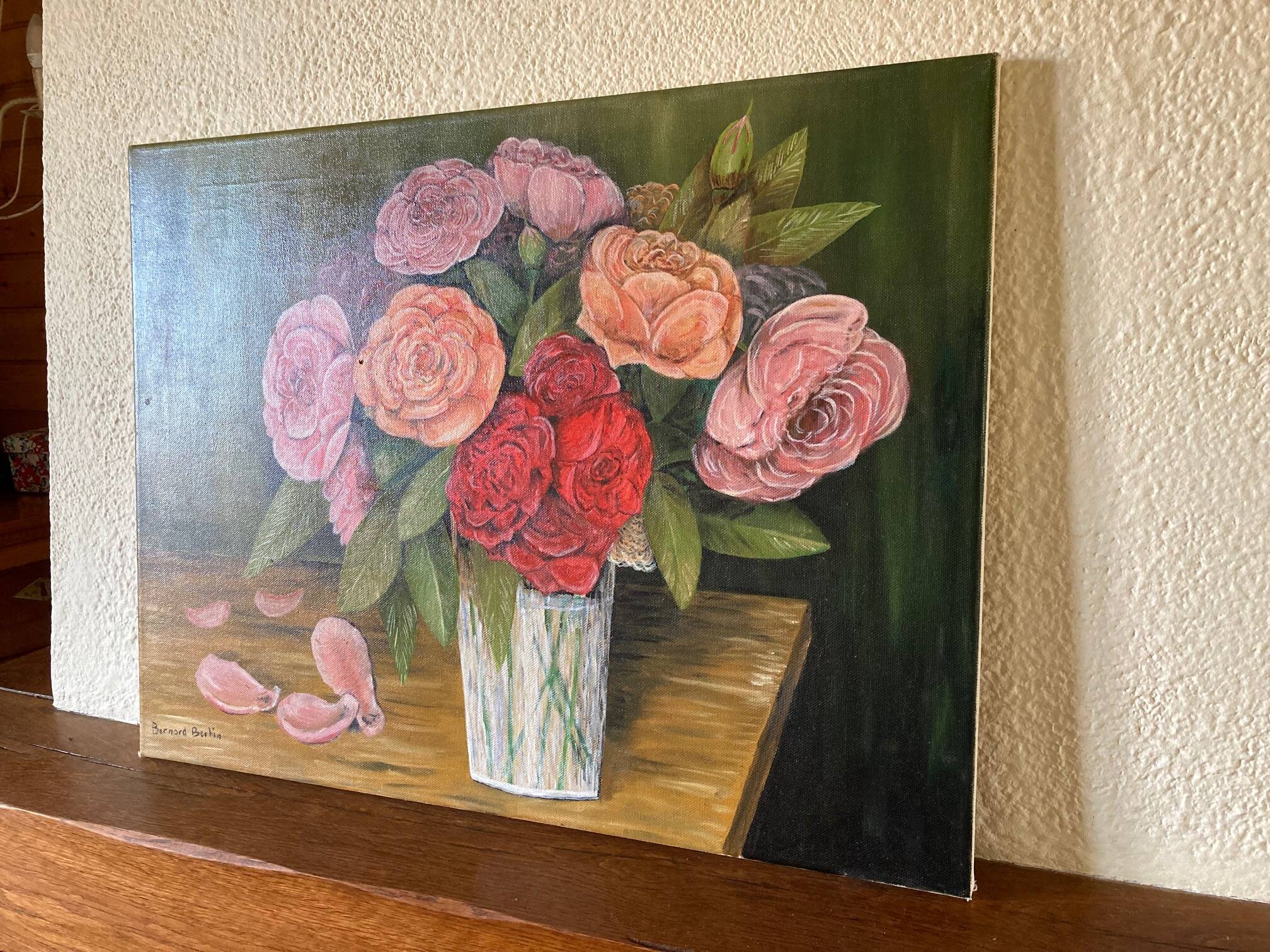 Painting The Bouquet of Roses from the Garden