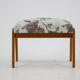 Tabouret de hêtre des années 1970 Tchécoslovaquie