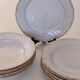 Set of flat and soup plates