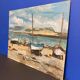Marine Oil on panel Brittany Trestel beach