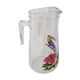Tropical glass pitcher