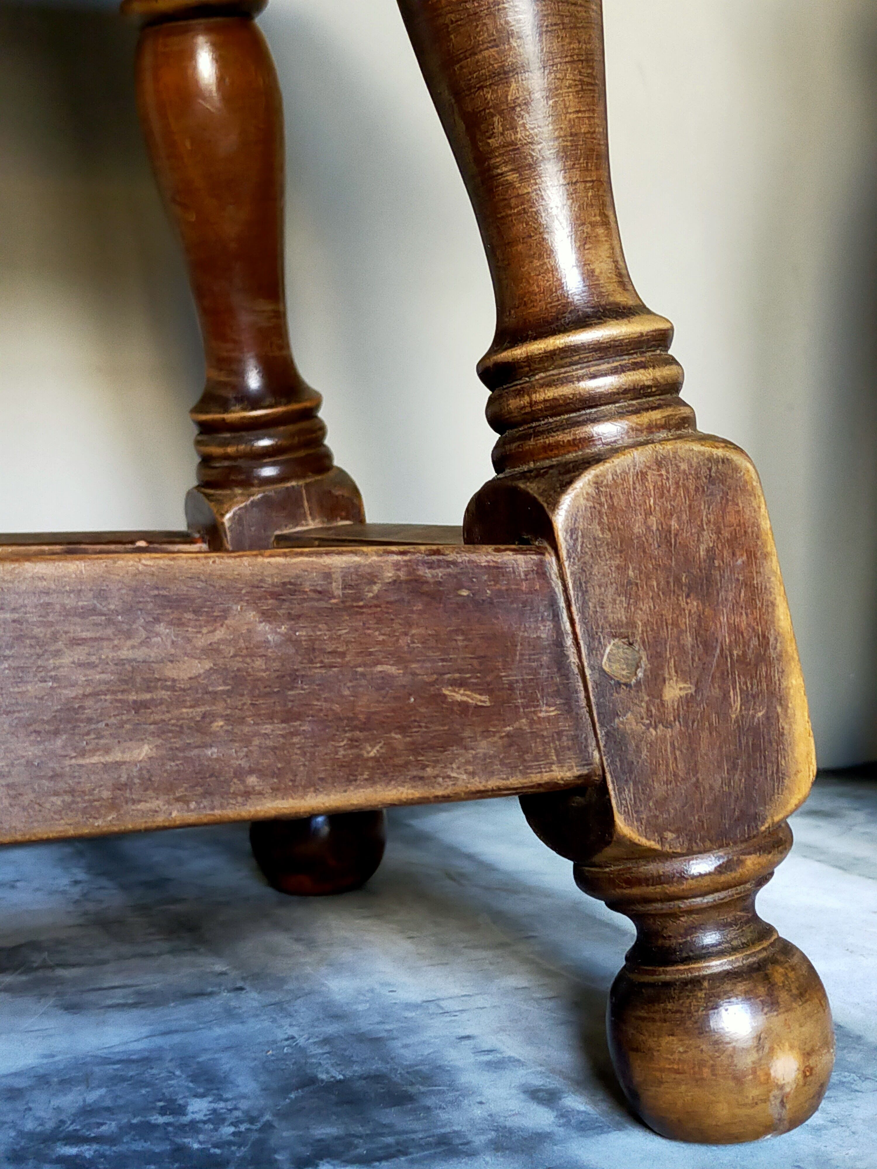19th century wooden stool