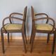 Paire de fauteuils Bridge années 50