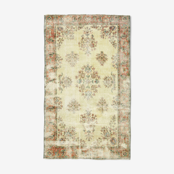 Anatolian handmade vintage rug 256 cm x 162 cm