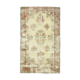 Anatolian handmade vintage rug 256 cm x 162 cm