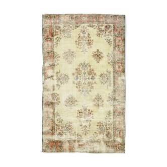 Tapis vintage Anatolien fait main 256 cm x 162 cm