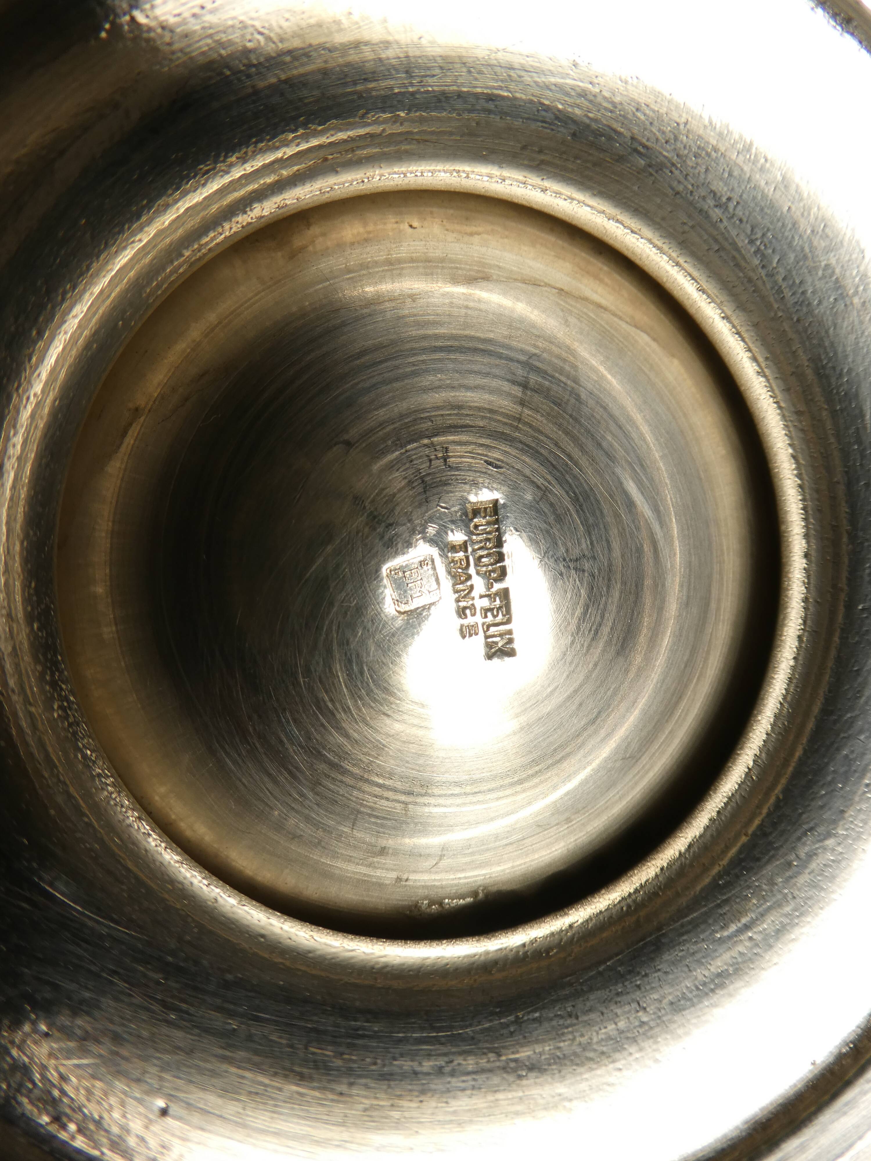 Louis XVI style silver-plated teapot and milk jug