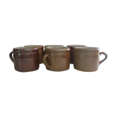 Ensemble de six tasses à cidre