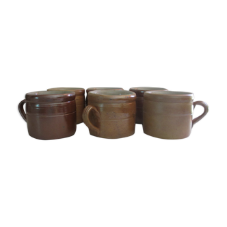 Set of six cider cups