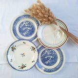 Flat plates Gien, Sarreguemines, Digoin