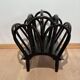 Porte-revue en hêtre teinté en bois cintré de Thonet, Autriche, années 1900.