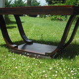 1920 table in amaranth veneer