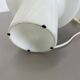 Original glass mushroom zebrano desk light by peill & putzler germany  1970s