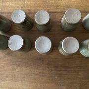 Mugs en grès émaillé vintage