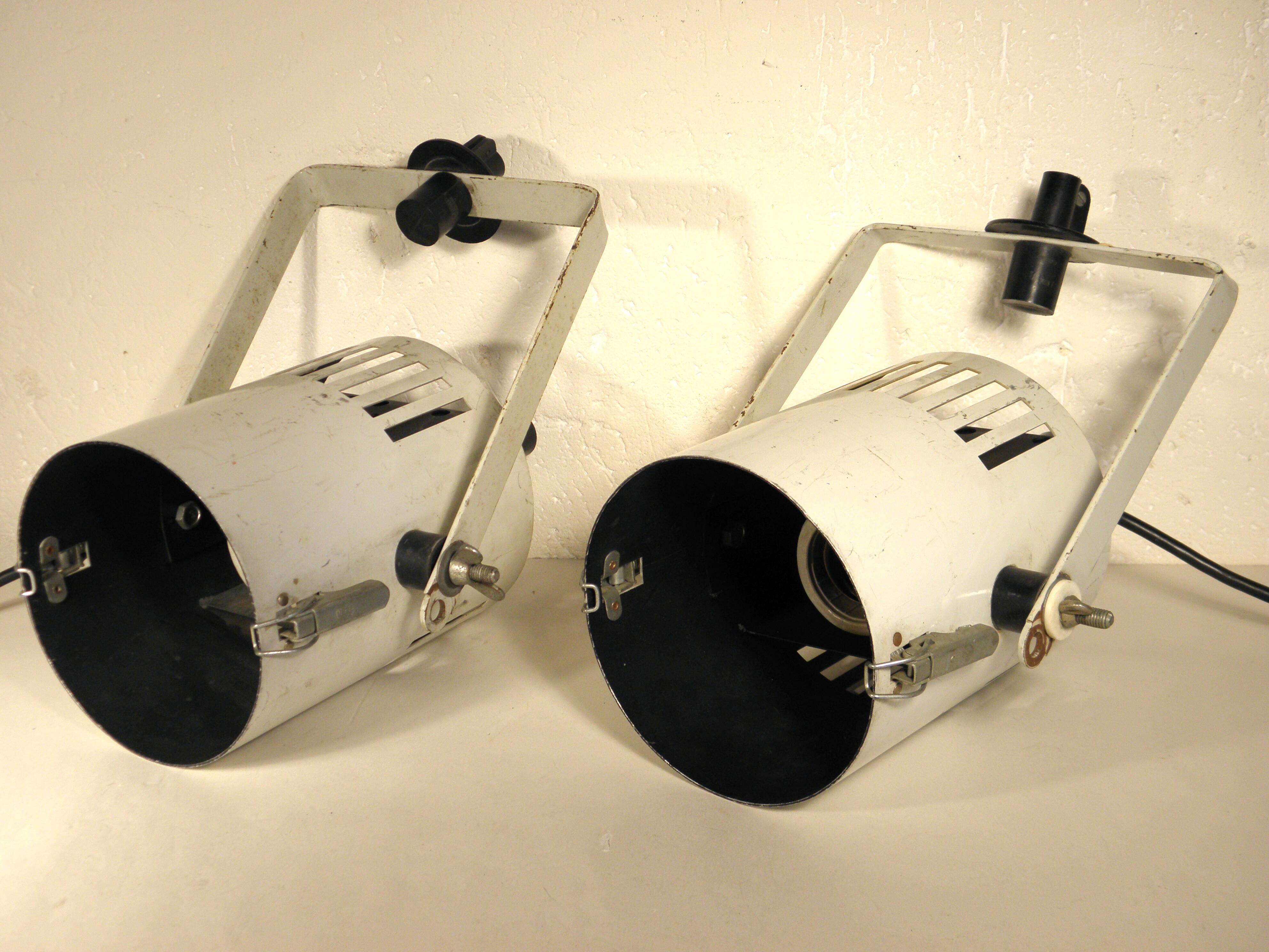 Pair of Lita studio spotlights 1970