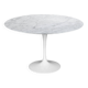 Original round Knoll Tulip dining table (120cm) Arabescato matte LIKE NEW!!
