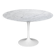 Original round Knoll Tulip dining table (120cm) Arabescato matte LIKE NEW!!
