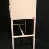 Small console/cabinet serving table from a dental/medical practice from the 1950s.