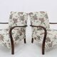 1960s Pair of Resored Armchairs , Czechoslovakia