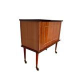 Vintage rotating bar cabinet