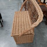 Child chest bench in rattan