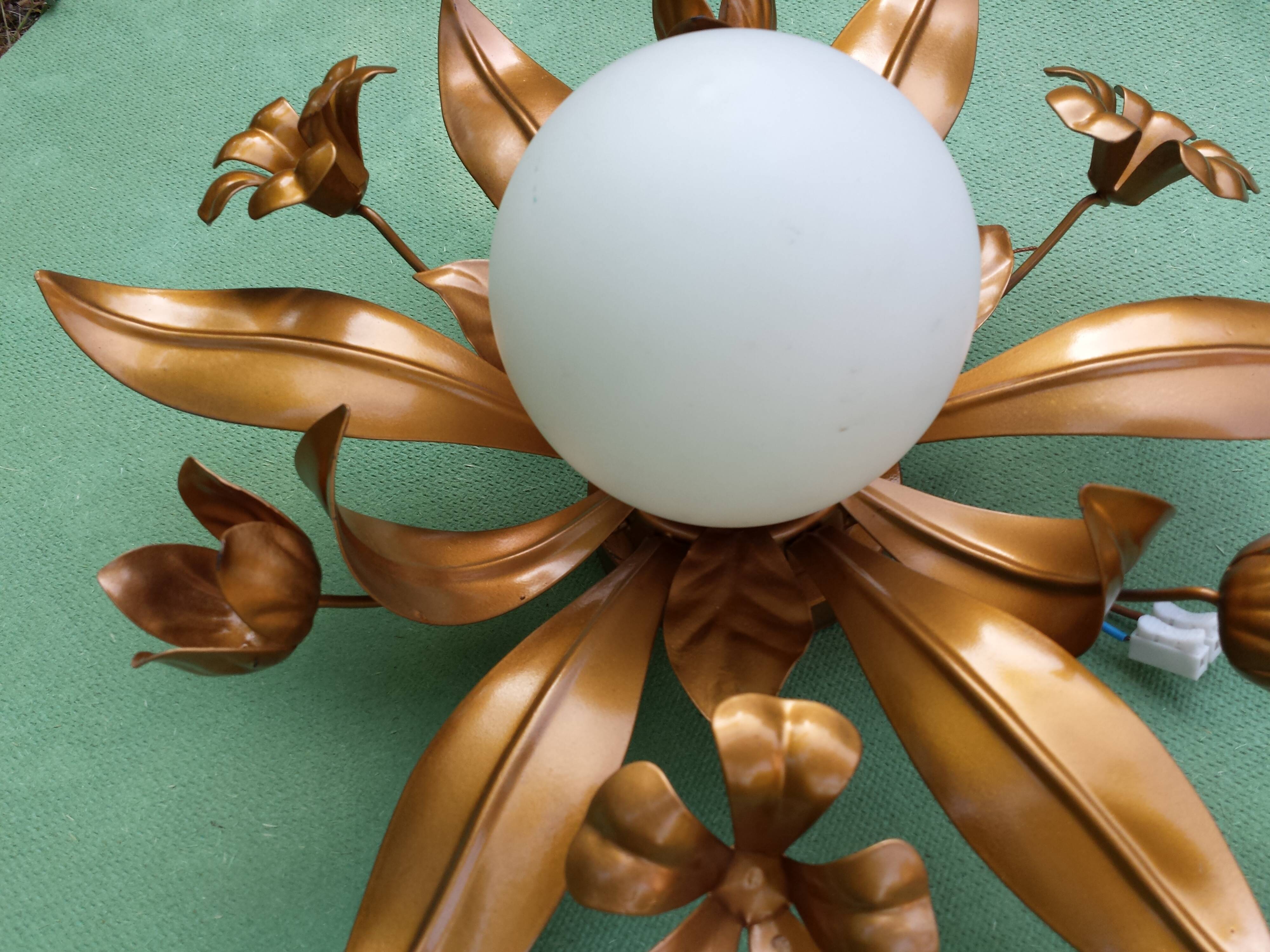 Ceiling Light Wall Lamp Sun Gold Globe