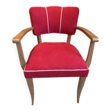 Bridge armchair with mustache