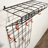 Wire coat rack by Karl Fichtel for Drahtwerke Erlau 1950s