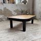 Table basse Capron « herbier » ovale