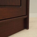 Mahogany showcase, Danish design, 1970s, production: Denmark