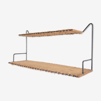 Raoul Guys rattan shelf