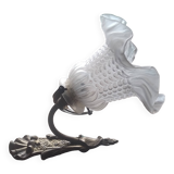 Antique gilded bronze wall lamp art deco