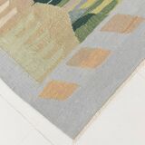 Geometric Multicolor Vintage Kilim Rug, 270x352Cm