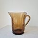 Vintage amber glass pitcher '1970s - Duralex France