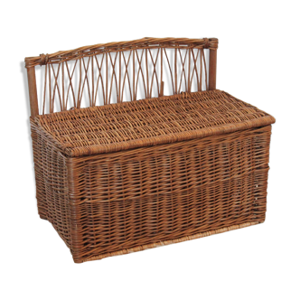 Vintage wicker box