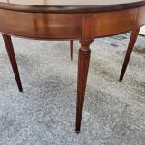Louis XVl style mahogany table with 2 extensions n30