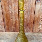 Italian carafe Empoli amber from the 70s