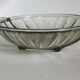 Art Deco pressed moulded glass bowl made in France