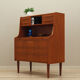 Secrétaire en teck, design danois, années 1970, production: Danemark