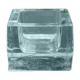 Empty pocket 70s molded glass
