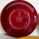 Four multicolored soup plates from the 1950s