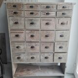Old workshop furniture with drawers