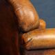 Vintage 20thc pair of dutch leather club chairs c.1980