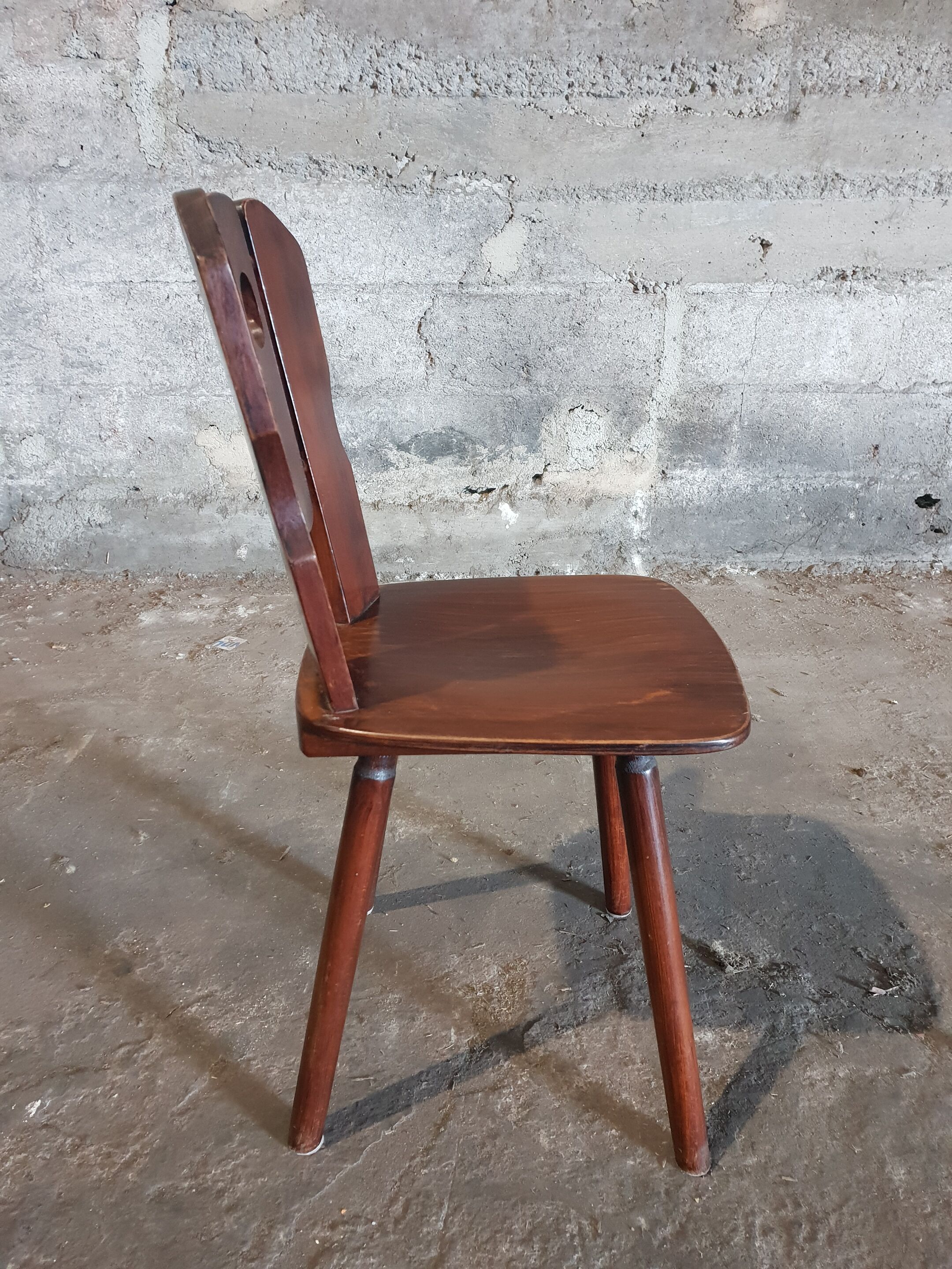 Series of 4 chalet chairs 1970