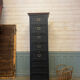 Cabinet with flaps and drawers