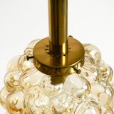 Original glass bubble pendant lamp from the 1960s | Manufactured by Limburg